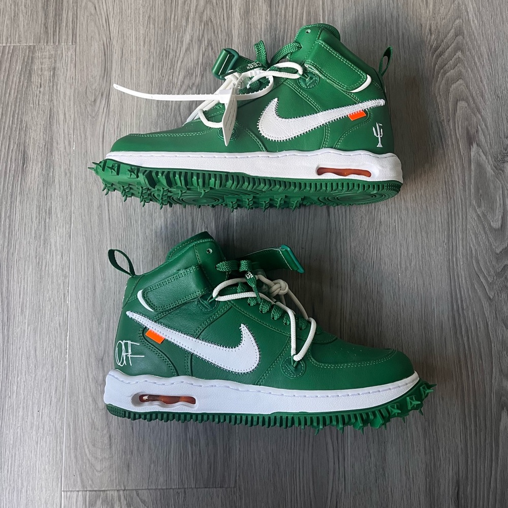 Off-White x Nike Air Force Mid “Pine Green”